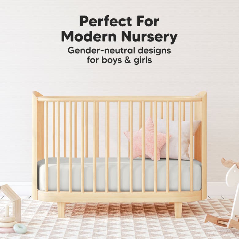 Keababies Isla Fitted Mini Crib Sheets In Sage