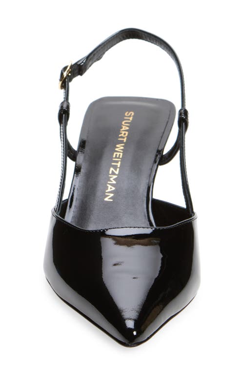 Shop Stuart Weitzman Vinnie 50 Slingback Pump In Black