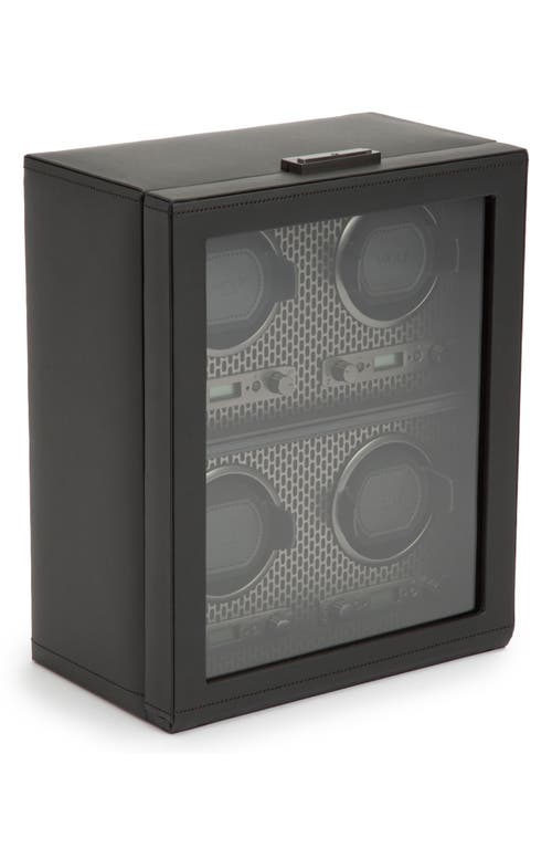 Shop Wolf Axis 4-watch Winder & Case In Powder Coat