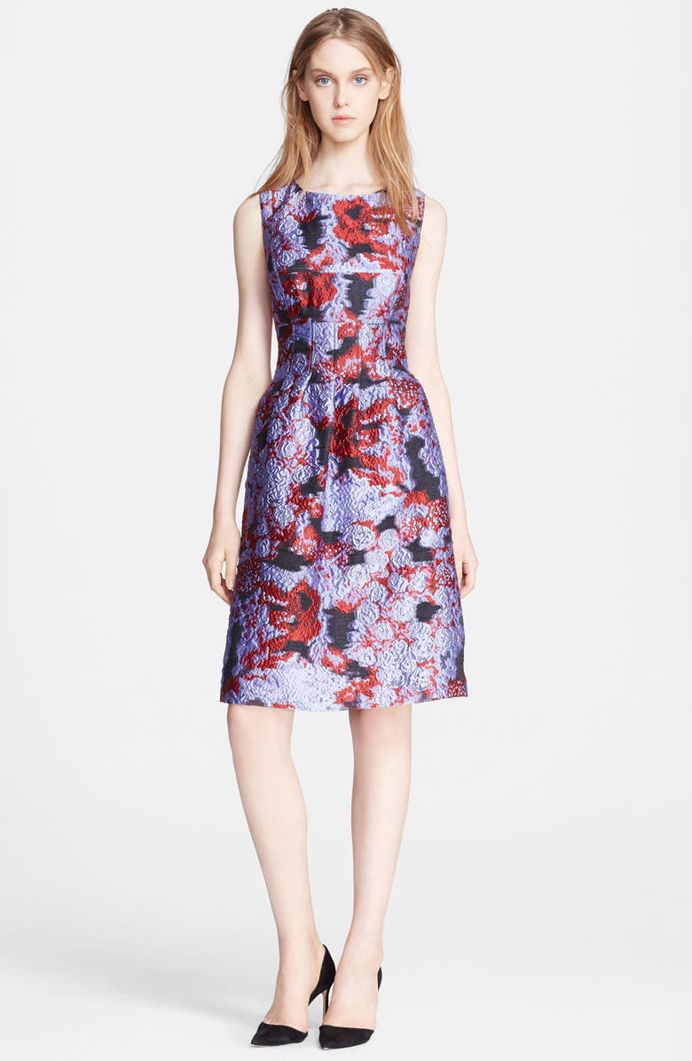 Lela Rose Print Fil Coupe Sheath Dress | Nordstrom