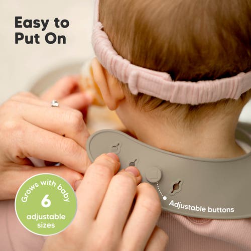 Shop Keababies Prep Silicone Bibs In Marsh