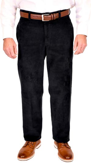 Flat Front Corduroy Dress Pants