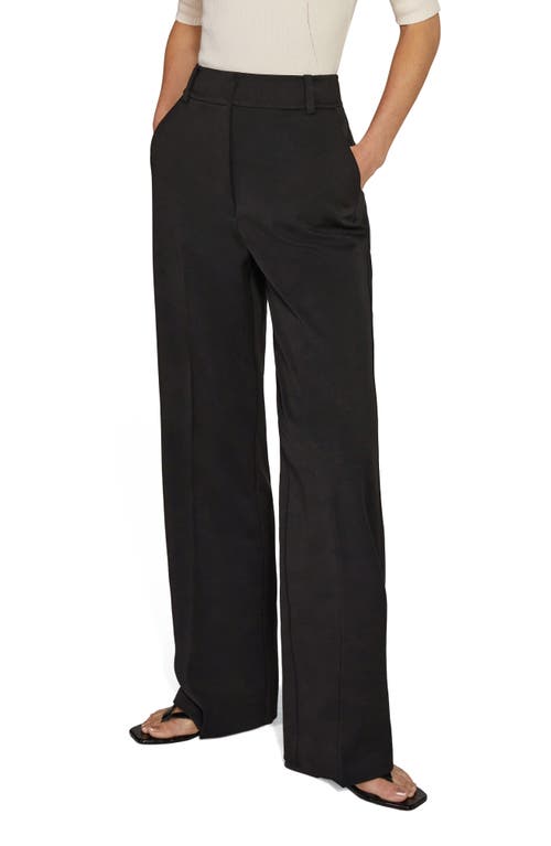 Favorite Daughter The Fiona High Waist Wide Leg Pants Black at Nordstrom,