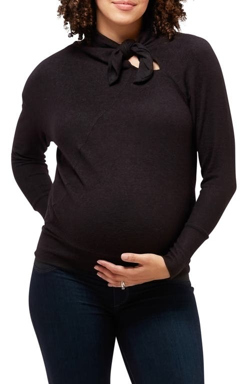 Nom Maternity Lou Sweater Black at Nordstrom,
