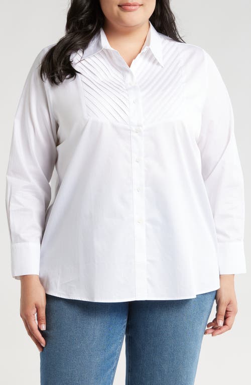 HARSHMAN HARSHMAN KALIYAH PLEATED BUTTON-UP SHIRT 