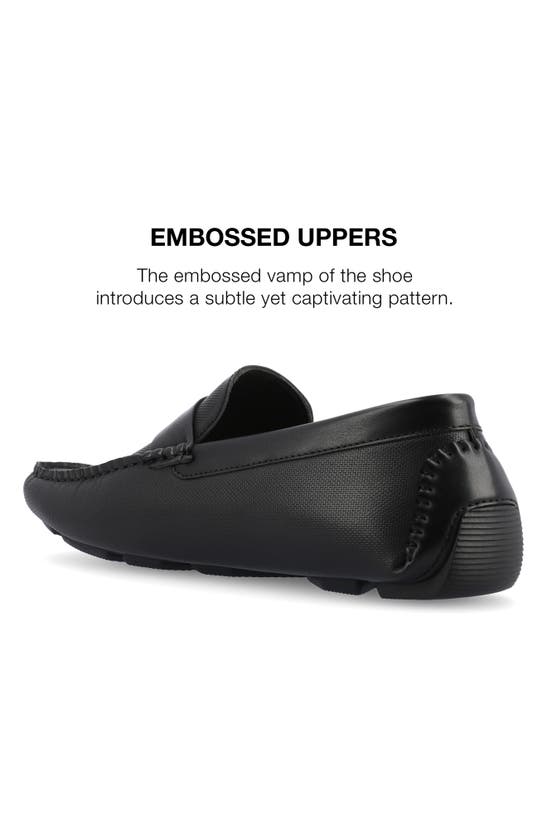 Vance Co. Isaiah Driving Loafer In Black