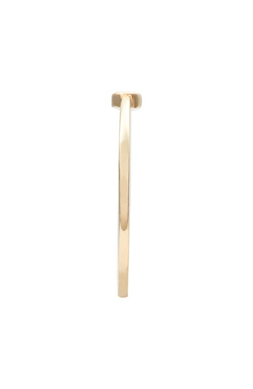 Anzie Cleo Diamond Round Stacking Ring In Gold/diamond
