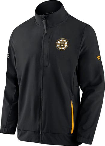 Boston Bruins Fanatics Branded Women's Authentic Pro Rink Full-Zip Hoodie -  Black