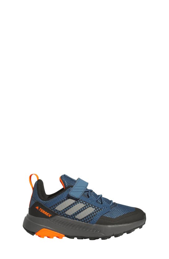 Shop Adidas Originals Kids' Terrex Trailmaker Hiking Shoe In Steel/ Grey/ Orange