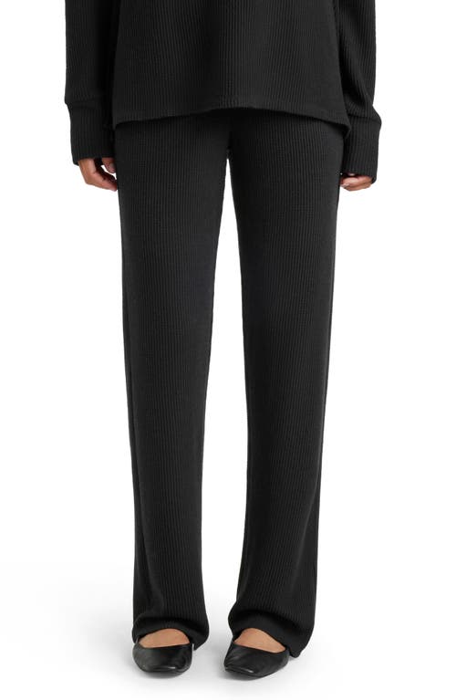 Splendid London Lounge Flare Pants in Black 