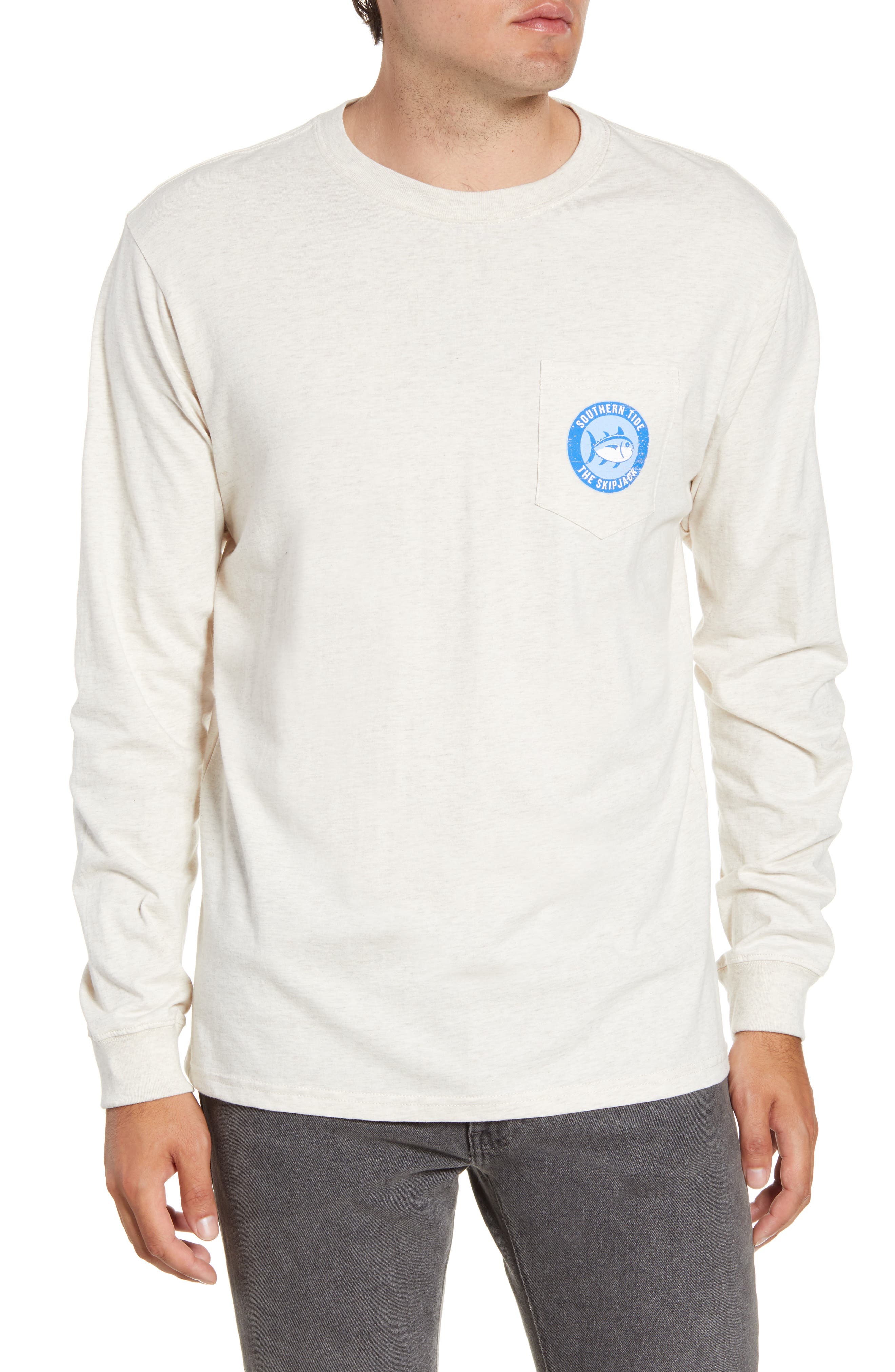 Southern Tide Label Graphic Regular Fit Long Sleeve TShirt Nordstrom