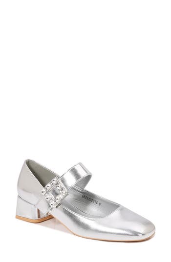 Berness Bernadette Mary Jane Pump In Metallic