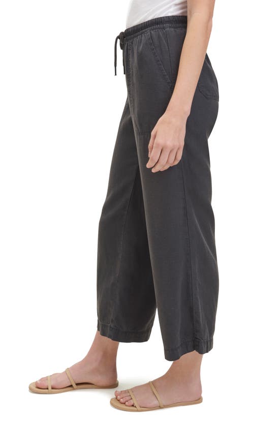 Splendid Angie Crop Wide Leg Pants In Lead