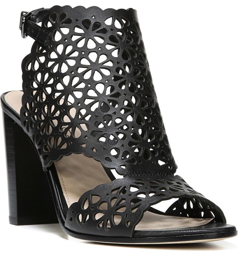 Via Spiga Garnet Perforated Ankle Strap Sandal (Women) | Nordstrom