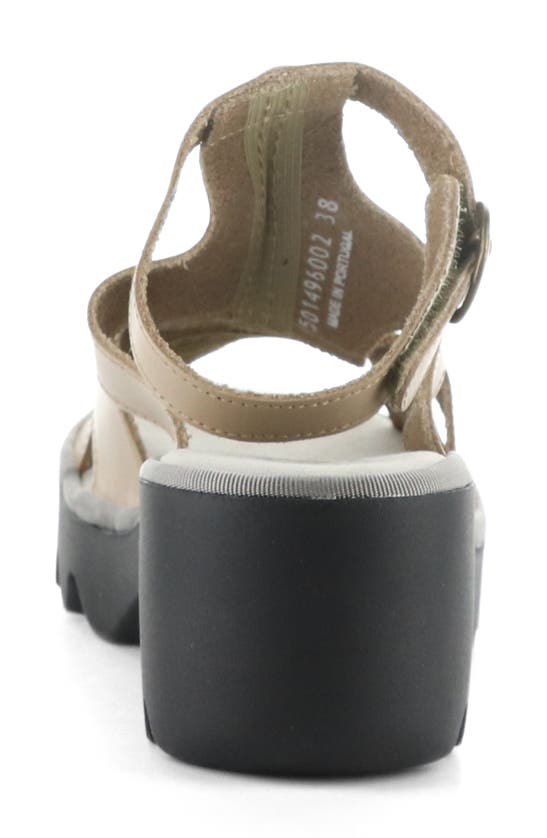 Fly London Tawi Strappy Sandal In Taupe