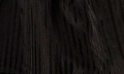 Petal And Pup Petal & Pup Neve Long Sleeve Tiered Shirtdress In Black