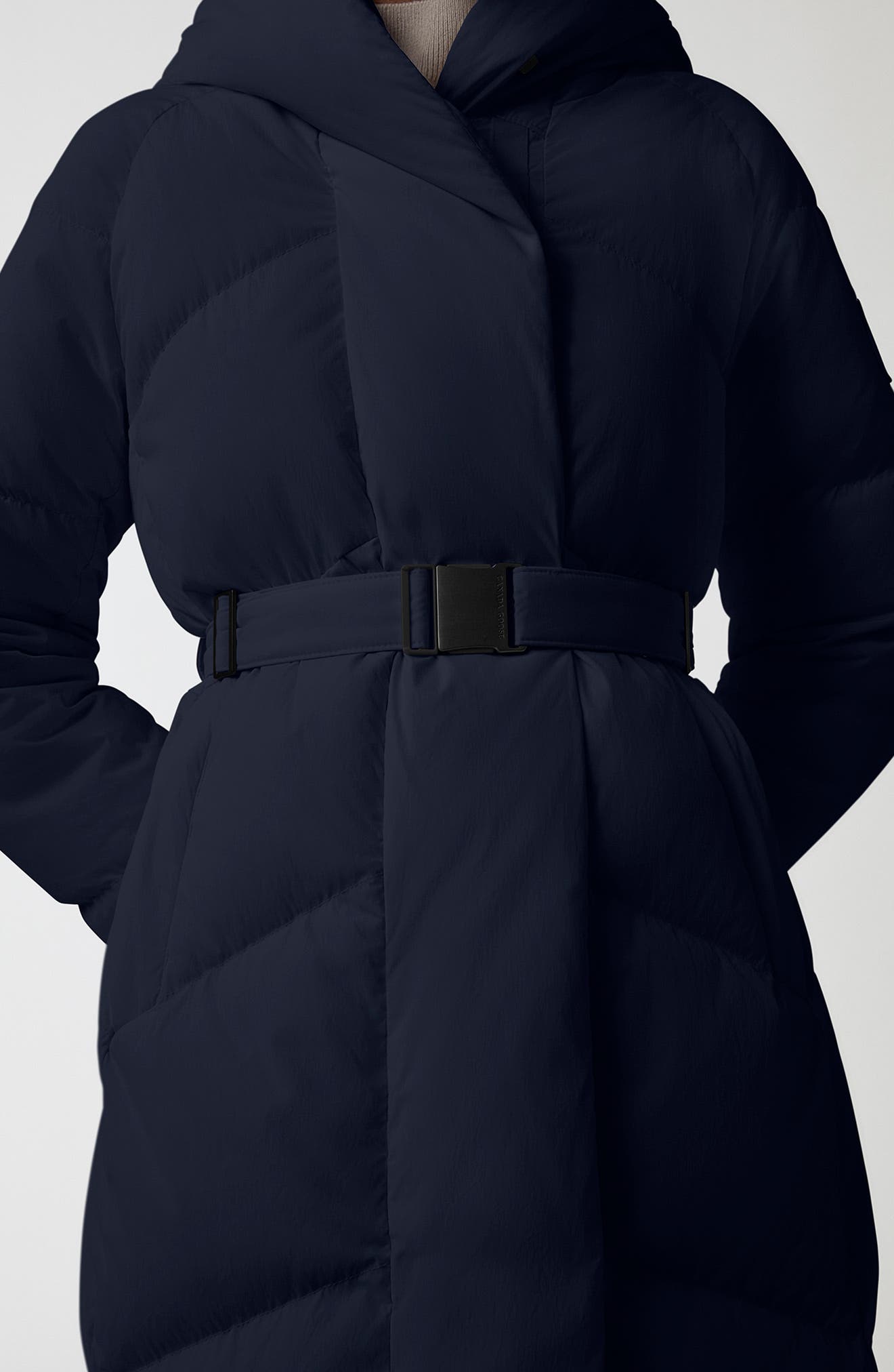 Canada Goose Merritt Water Resistant 625 Fill Power Down Parka in Atlantic Navy Smart Closet