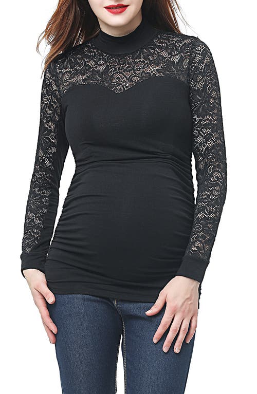 Faye Maternity Top in Black