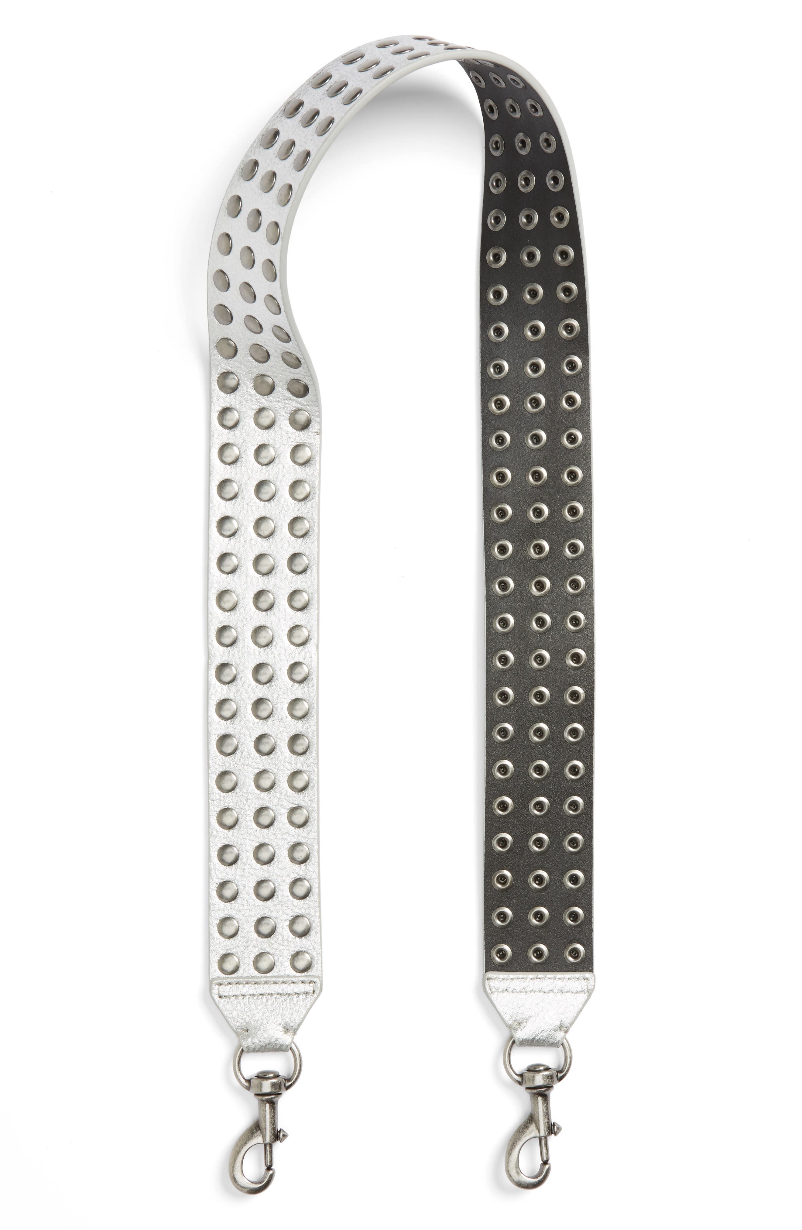 rebecca minkoff studded guitar strap