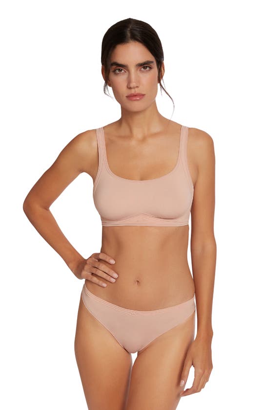 Shop Wolford Contour 3w Wireless Bra In Rose