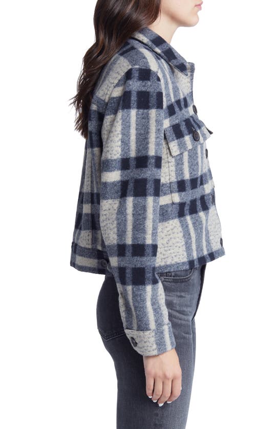 Rails Steffi Plaid Trucker Jacket In Tan Pacific Check