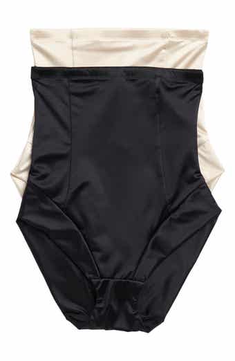 Skinnygirl Women's Shapewear - Seamless Microfiber Bikini Shaping Brief  Underwear (3 Pack) (Naked/White/Black, Medium)
