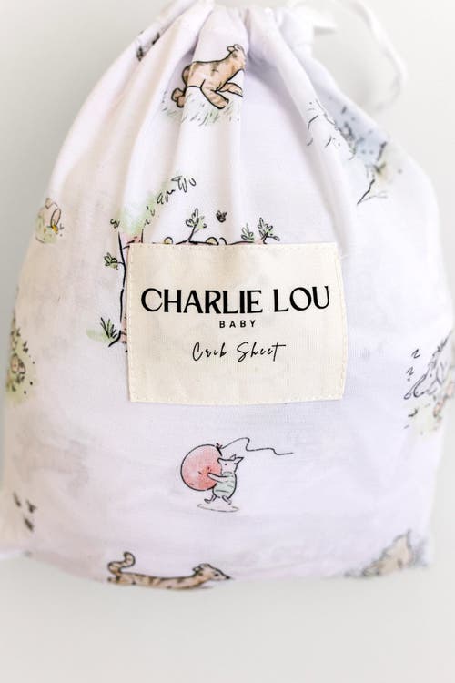 Shop Charlie Lou Baby ® Winnie The Pooh Crib Sheet In White