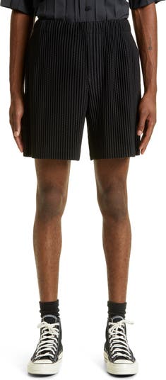 Homme Plissé Issey Miyake Outer Pleated Mesh Shorts | Nordstrom