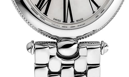 Shop Frederique Constant Art Deco Bracelet Watch, 30mm In Silverone