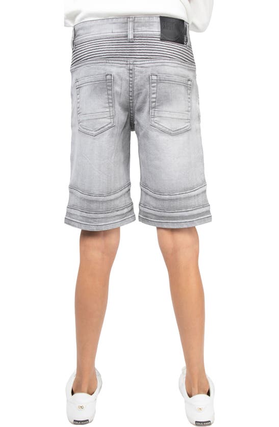Shop X-ray Xray Kids' Distressed Denim Shorts In Light Grey