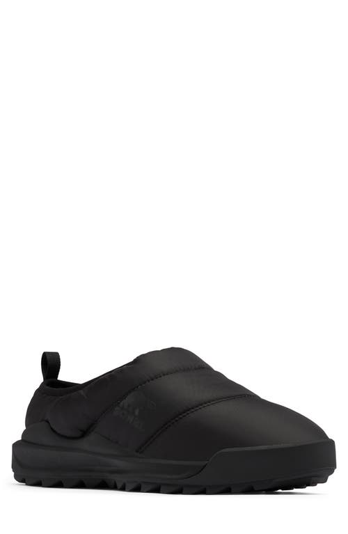 SOREL Ona RMX Quilted Waterproof Slip-On Shoe Black/White at Nordstrom,