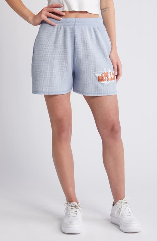 BOYS LIE Fool Me Once Francis Waffle Knit Shorts Blue at Nordstrom,