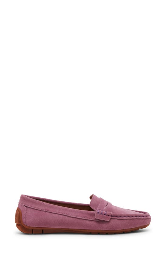 Shop Blondo Sonni Driver Loafer In Lilac Suede
