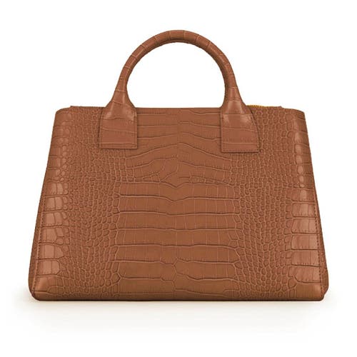 Shop Teddy Blake Bella Croco 15" In Darkbrown