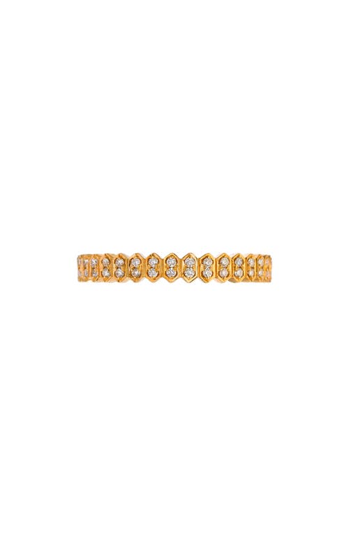 Abacus Diamond Band Ring in Rose