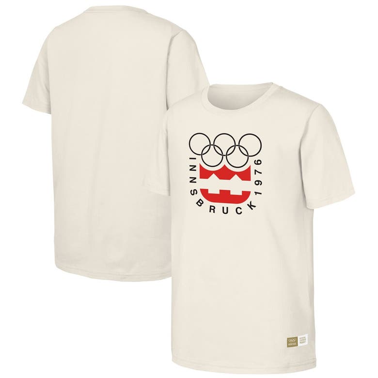 Shop Outerstuff Natural 1976 Innsbruck Games Olympic Heritage T-shirt
