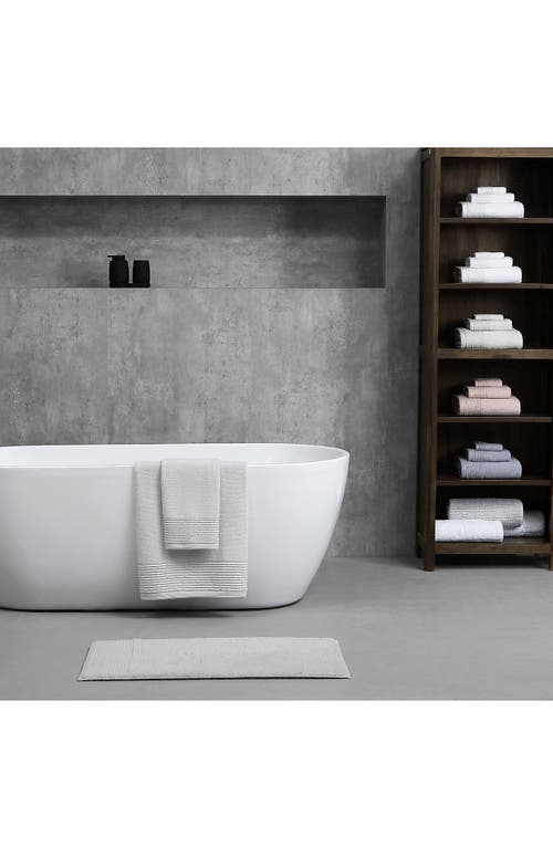 Vera Wang Sculpted Pleat 6-piece Bath Towel, Hand Towel & Washcloth Set In White