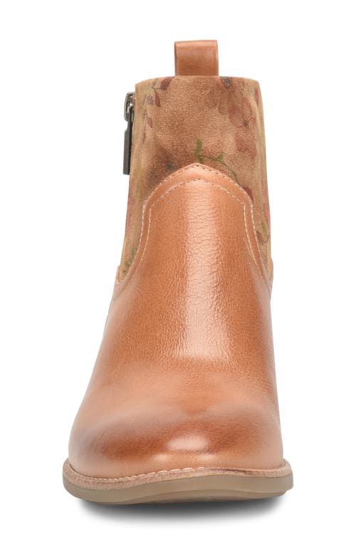 Shop Comfortiva Carter Bootie In Honey/brandy