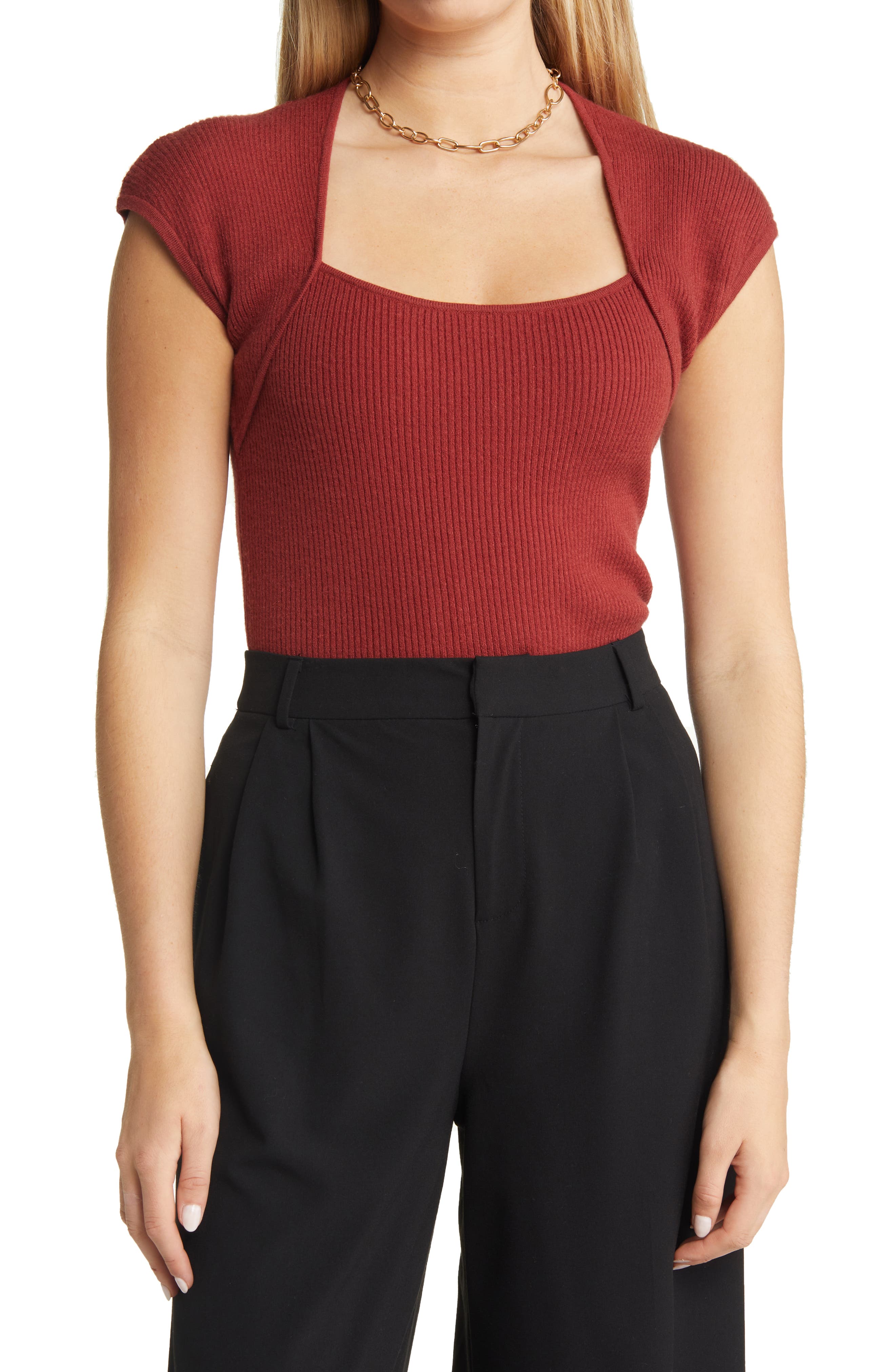 Women's Square Neck Sweaters | Nordstrom