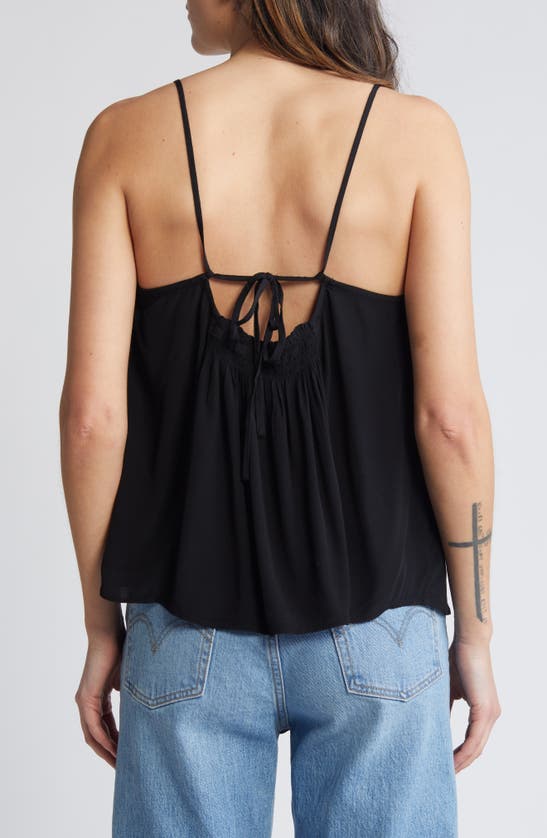Shop Treasure & Bond Tie Back Camisole In Black