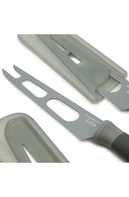 Berghoff Leo Balance Nonstick Cheese Knife 2-piece Set In Gray