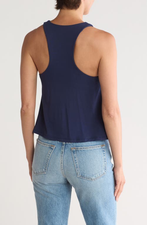 Tart Hallie Stretch Tank In Peacoat Navy