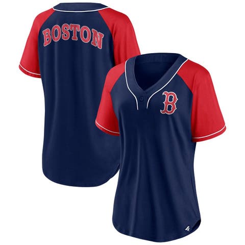 Women's Nike Heather Gray Boston Red Sox Summer Breeze Raglan Fashion T-Shirt Size: Extra Large