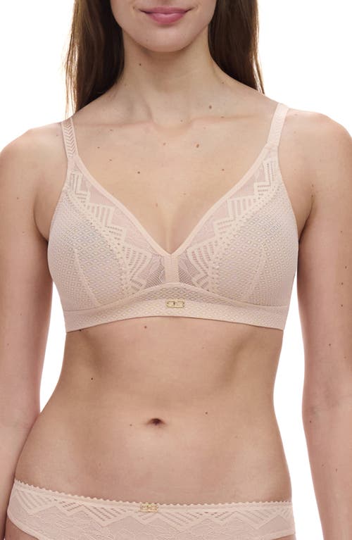 Chantelle Lingerie Origins Full Support Wirefree Bra In Blush-1n