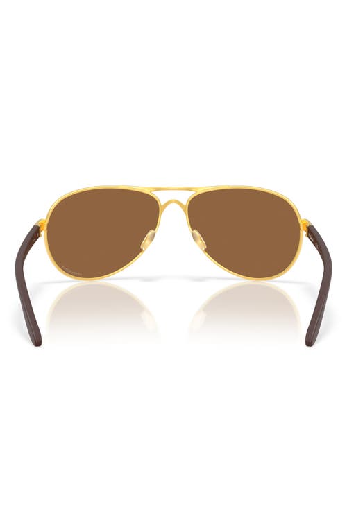 Oakley Feedback 59mm Prizm™ Pilot Sunglasses In Bronze