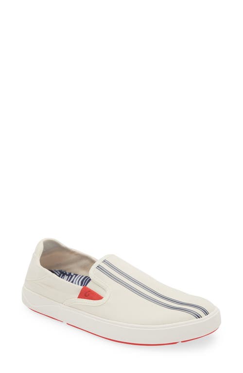Lae'ahi Slip-On Sneaker in Off White /Stripe