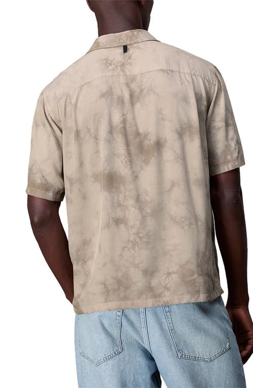Shop Rag & Bone Avery Washed Camp Shirt In Desert