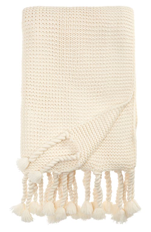 Pom Pom at Home Trestles Oversize Throw Blanket in Antique White at Nordstrom