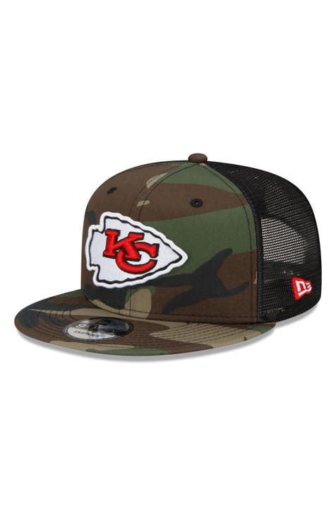 Denver Broncos New Era Woodland Trucker 2.0 9FIFTY Snapback Hat - Camo