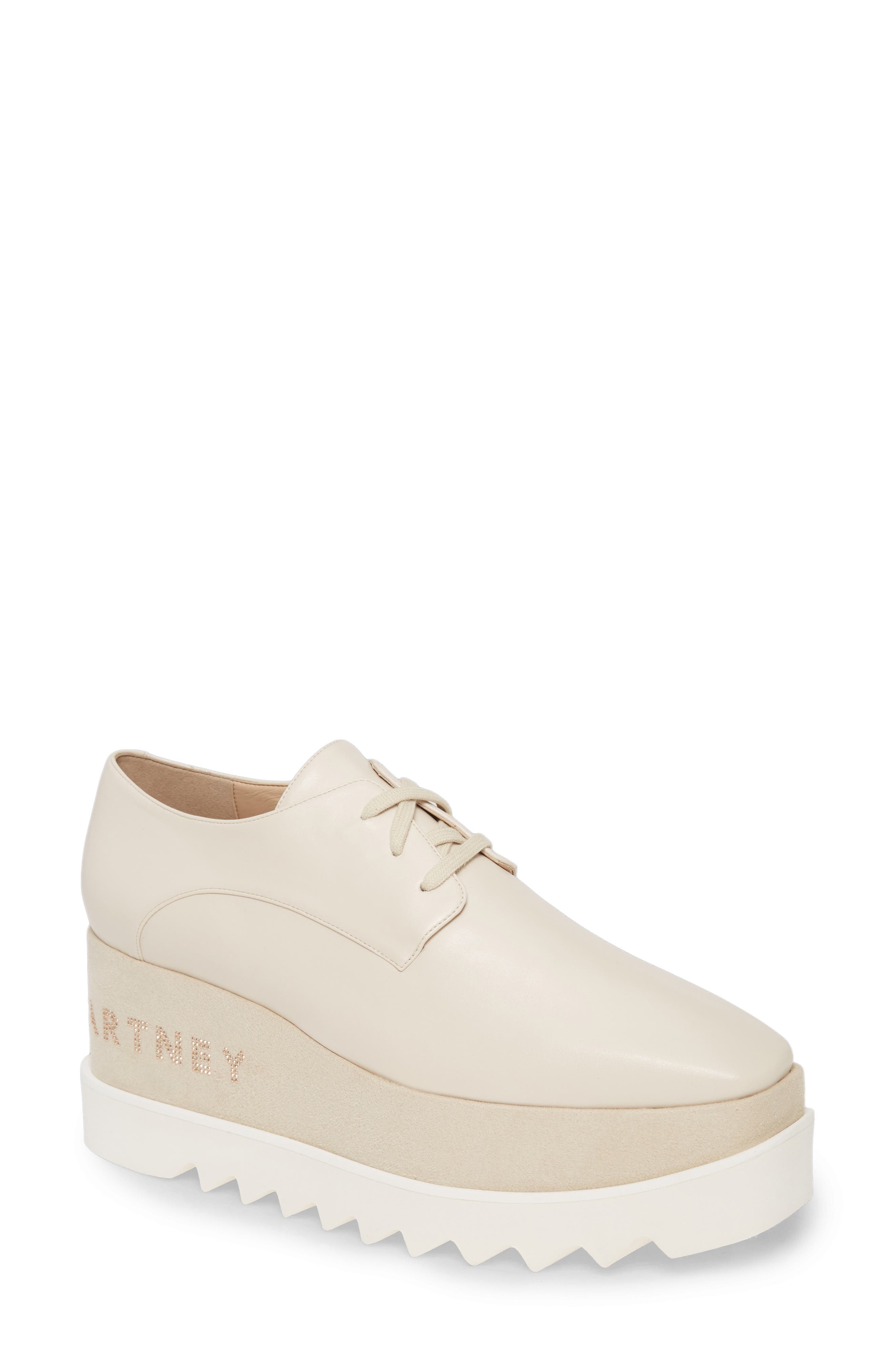 stella mccartney white platform shoes